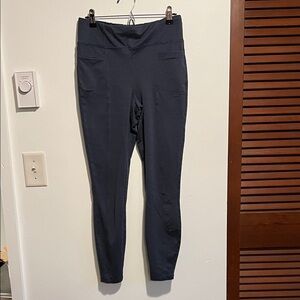 Toad&Co Navy Striped Leggings